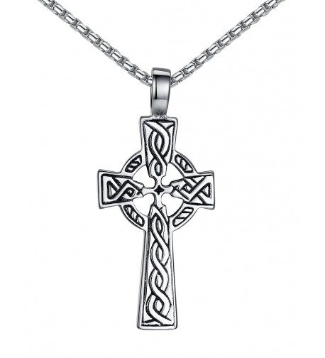 Stainless Celtic Pendant Necklace Unisex