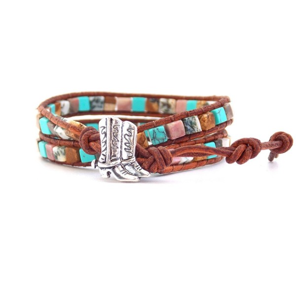 Equestrian Bracelet Cowgirl Synthetic Turquoise