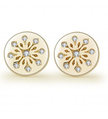 YAN LEI Sterling Snowflake Earrings