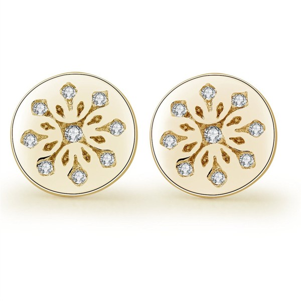 YAN LEI Sterling Snowflake Earrings