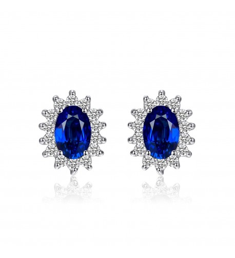 JewelryPalace Princess Middletons Sapphire Earrings