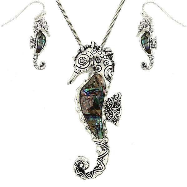 DianaL Boutique Beautiful Seahorse Necklace