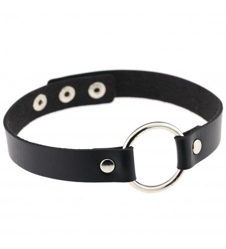 SANWOOD Fashion Choker Leather Necklace