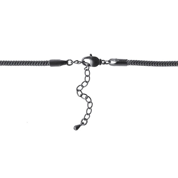 Gunmetal Calypso Snake Chain Necklace