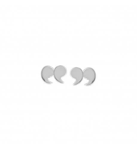 Boma Sterling Silver Quotation Earrings