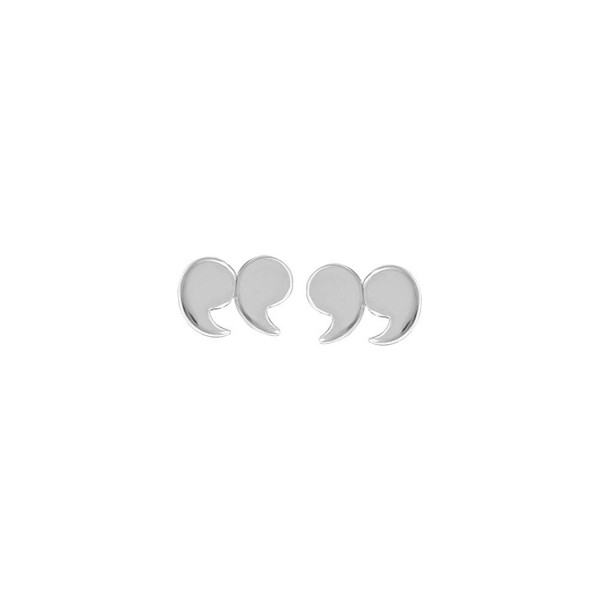 Boma Sterling Silver Quotation Earrings