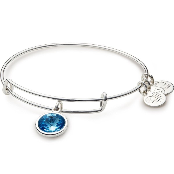 Alex Ani Birthstone Shiny Silver Expandable