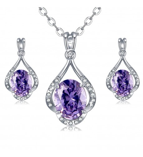 Cyber Monday Deals Incaton Amethyst Jewelry Pendant Necklace