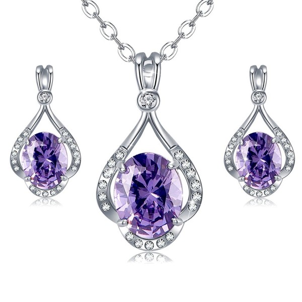 Cyber Monday Deals Incaton Amethyst Jewelry Pendant Necklace