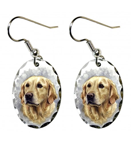 Canine Designs Retriever Scalloped Earrings