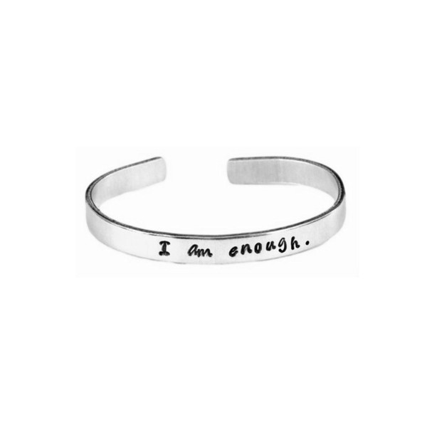 Am Enough Aluminum Bracelet Adjustable