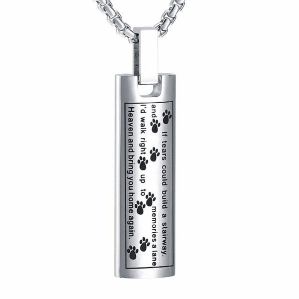 Cremation Stainless Memorial Keepsake Necklace