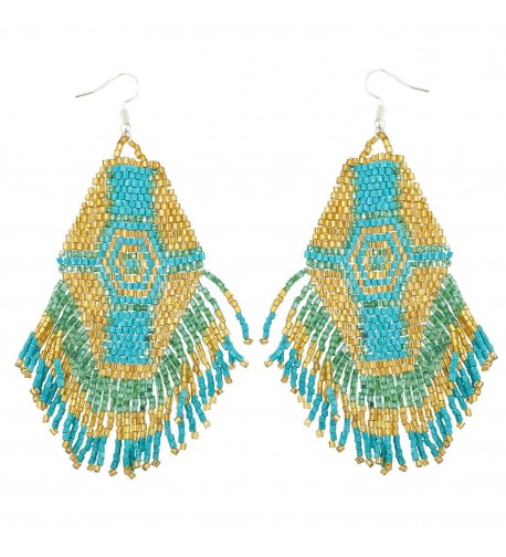 Lux Accessories Synthetic Turquoise Statement