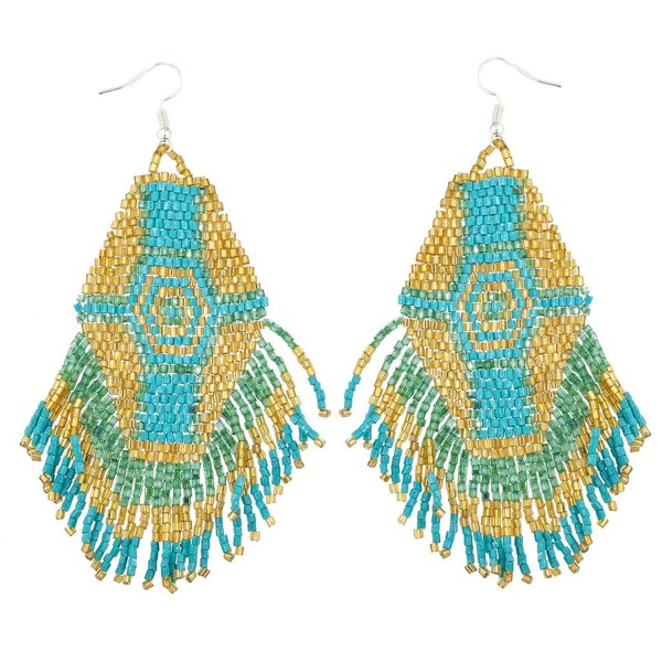 Lux Accessories Synthetic Turquoise Statement