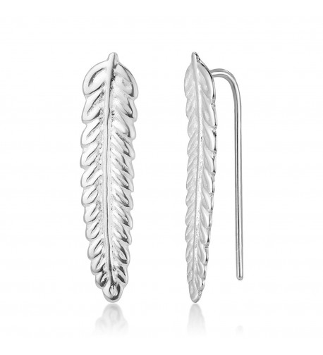 Sterling Silver Crawler Climber Earrings