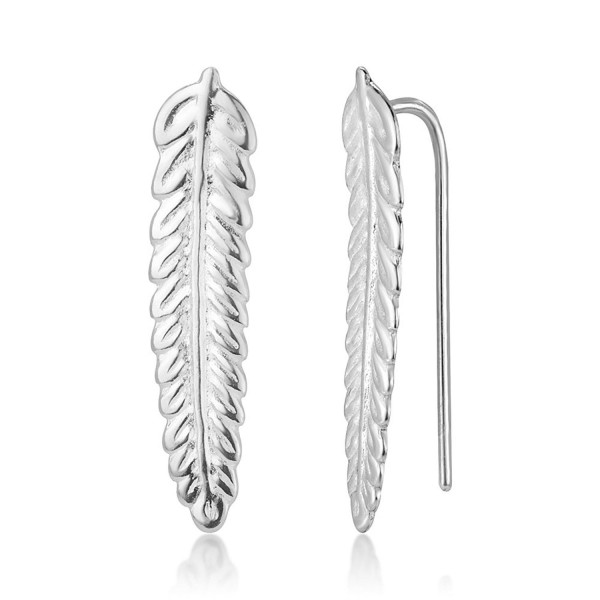 Sterling Silver Crawler Climber Earrings