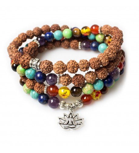 Christmas Buddhist Rudraksha Buddha Gemstone Bracelet