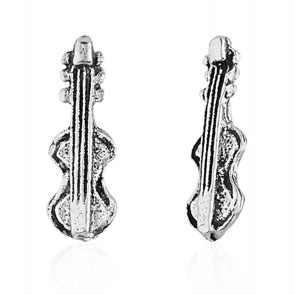 Childrens Sterling Silver Musician Earrings