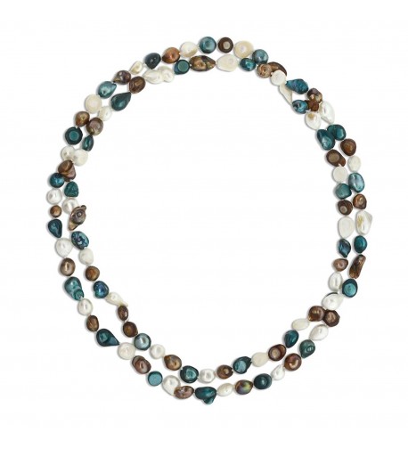 Inches Multi Color Cultured Freshwater Necklace