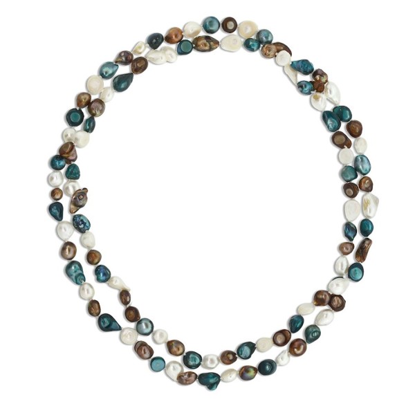 Inches Multi Color Cultured Freshwater Necklace