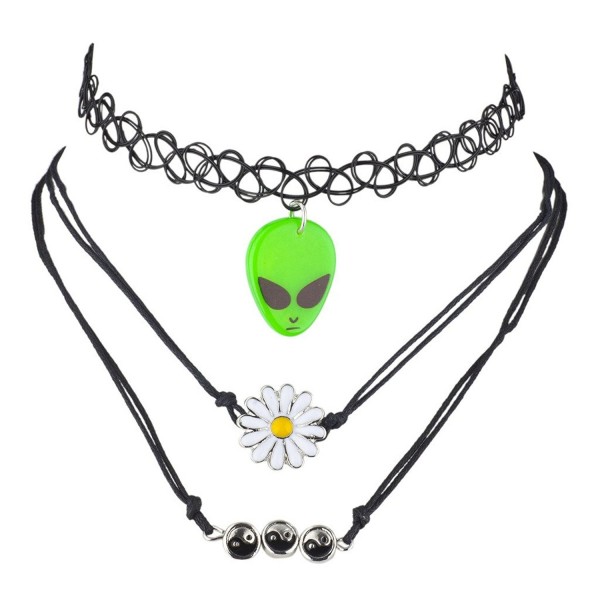 Lux Accessories Hippie Novelty Choker