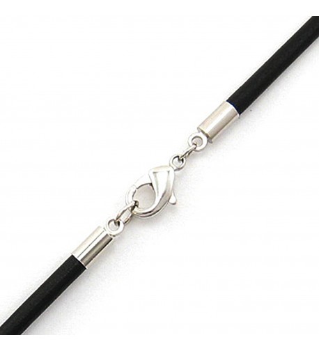 Black Leather Cord Necklace Choker