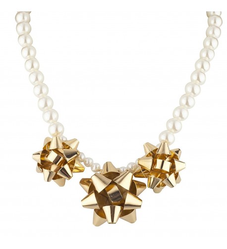 Lux Accessories Christmas Statement Necklace