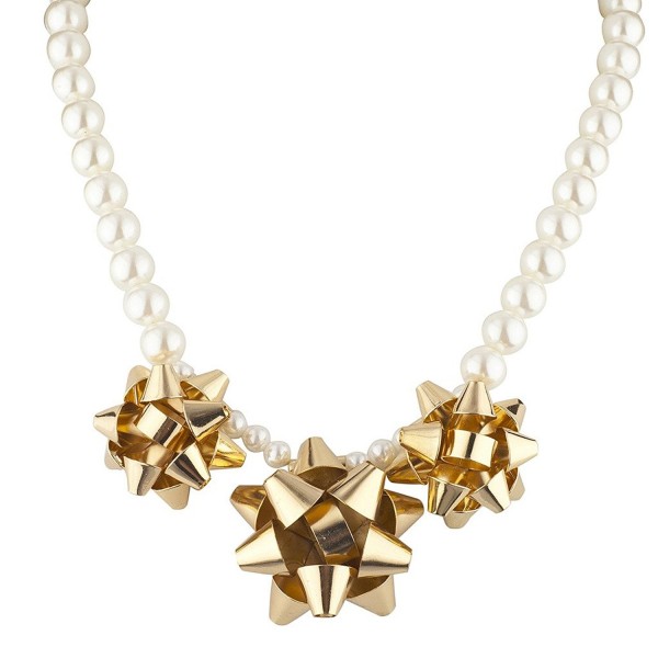 Lux Accessories Christmas Statement Necklace