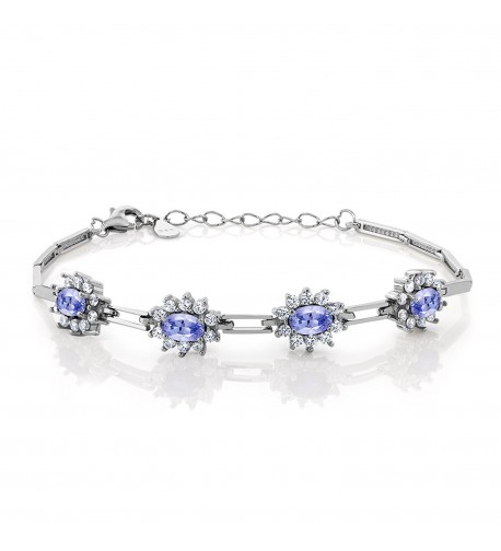 Sterling Silver Tanzanite Bracelet Extender