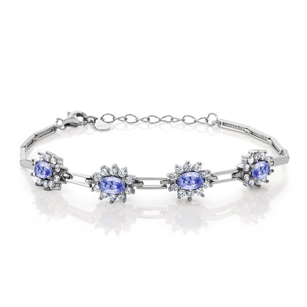 Sterling Silver Tanzanite Bracelet Extender