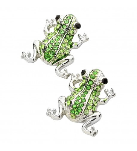 Liavys Frog Fashionable Earrings Sparkling