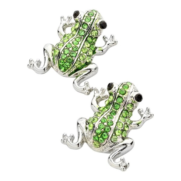 Liavys Frog Fashionable Earrings Sparkling