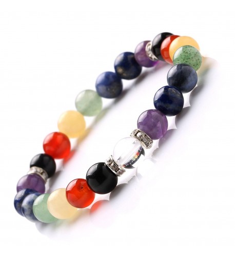 Gemstones Balancing Stretch Bracelet Handmade