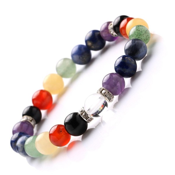 Gemstones Balancing Stretch Bracelet Handmade