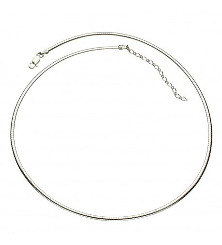 Sterling Silver Domed Necklace Extender