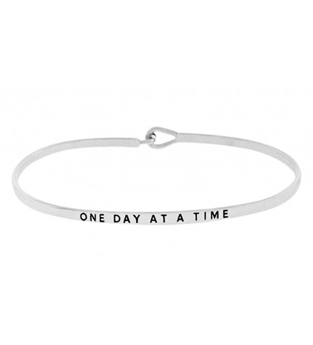 Inspirational Positive Message Engraved Bracelet