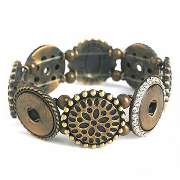 Ginger Snaps Snap Stretch Bracelet