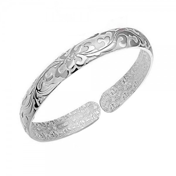 Acxico National Brocade Sterling Bracelet Acxico National Brocade Sterling Bracelet