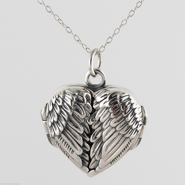 Sterling Silver Angel Locket Necklace