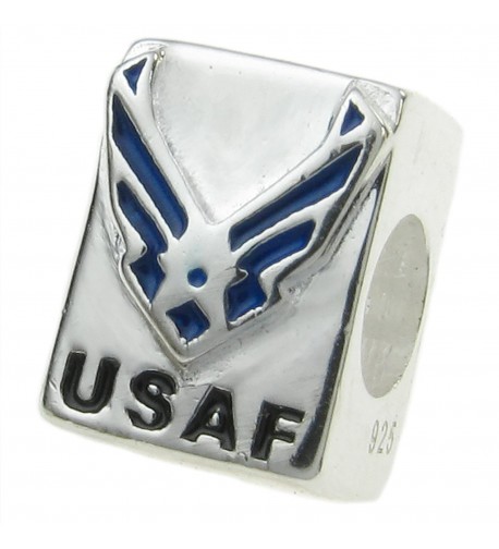 Sterling Silver America Enamel European