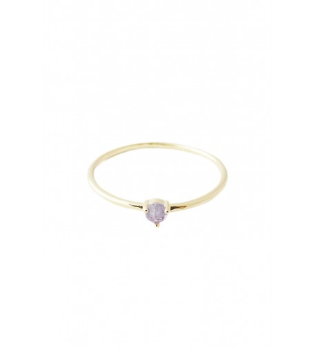 HONEYCAT Amethyst Sterling Minimalist Delicate