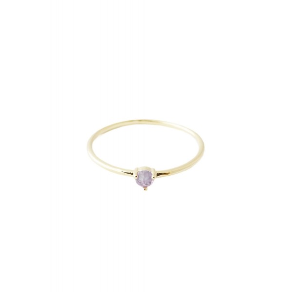 HONEYCAT Amethyst Sterling Minimalist Delicate