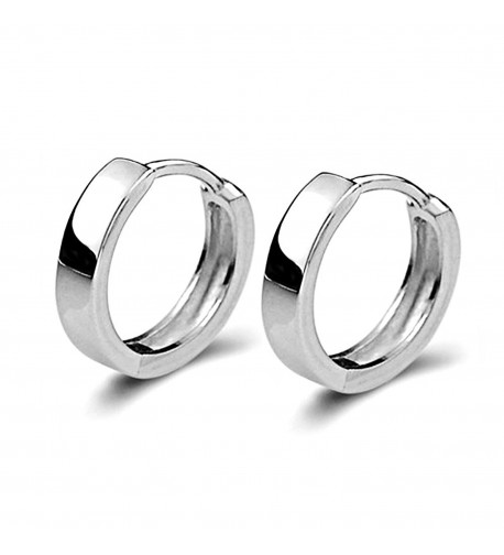 Spiritlele Unisex Silver Earrings Circle