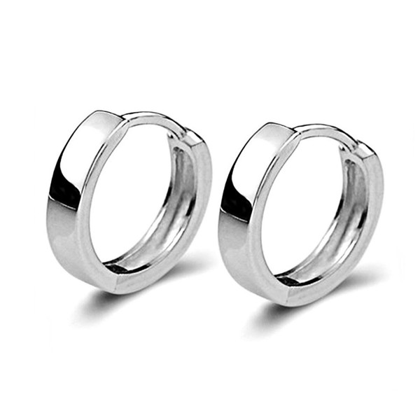 Spiritlele Unisex Silver Earrings Circle