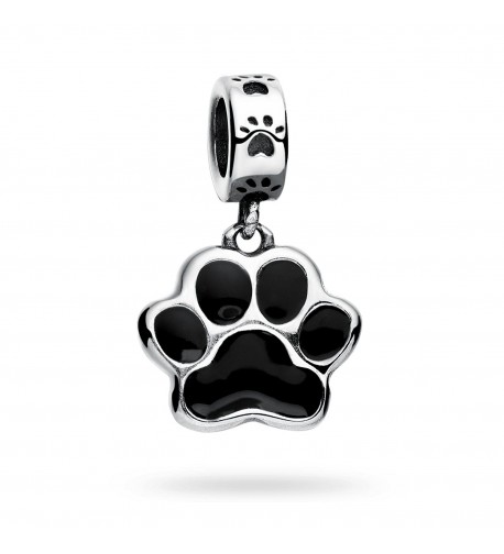 Puppy Dangle Silver Womens Bracelets