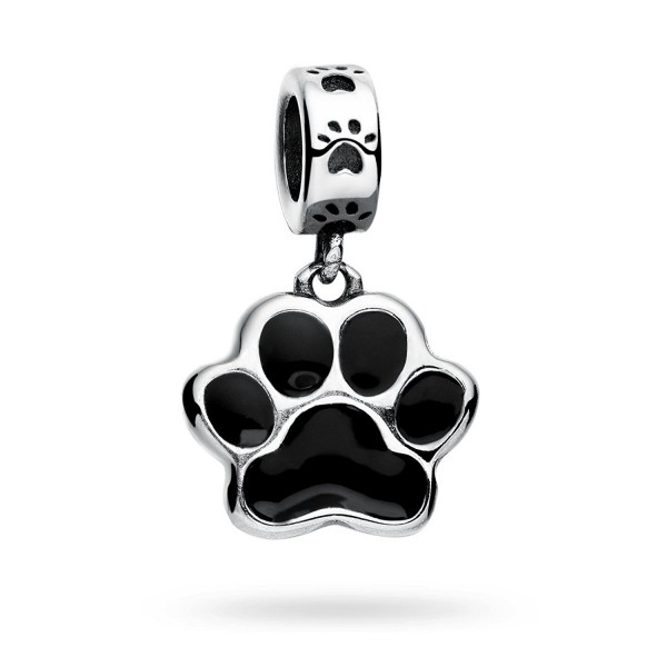 Puppy Dangle Silver Womens Bracelets