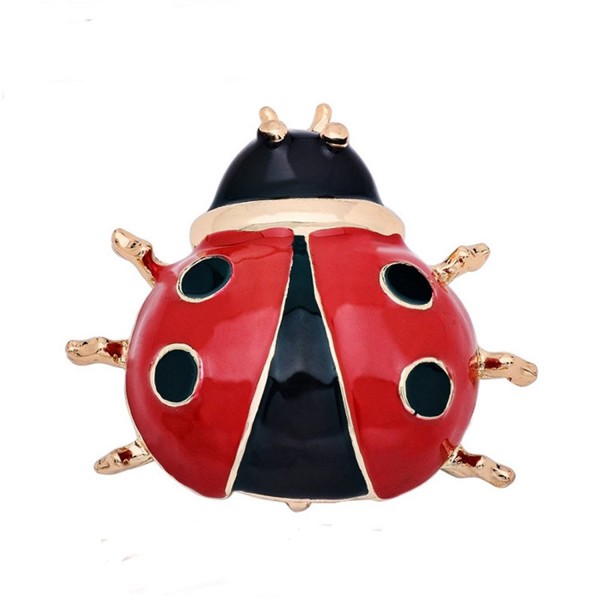 CHUYUN Lovely Enamel Ladybug Brooch