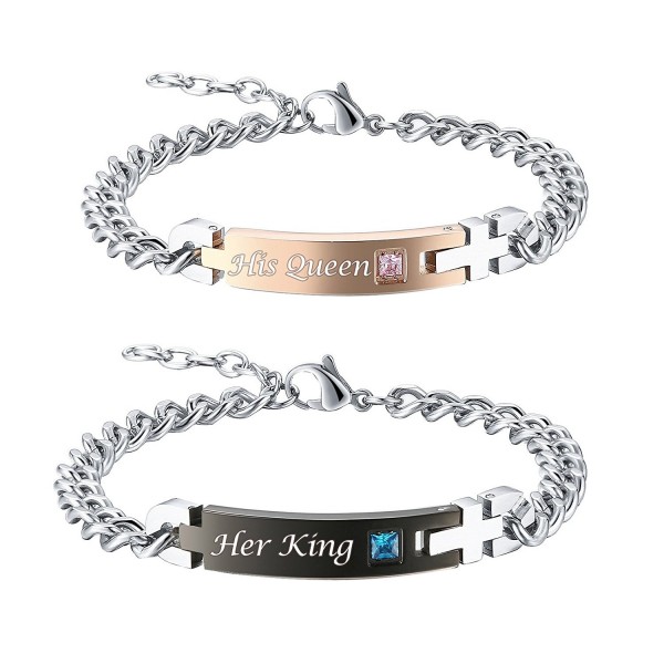 Gagafeel Stainless Steel Couple Bracelet