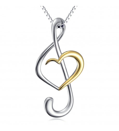 Musical Necklace Pendant Sterling Jewelry