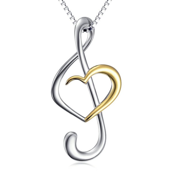 Musical Necklace Pendant Sterling Jewelry